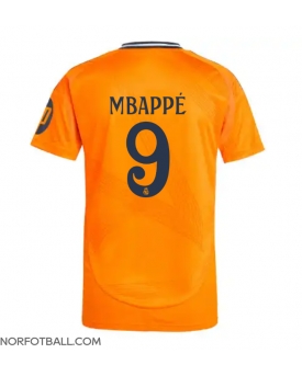 Billige Fotballdrakt Real Madrid Kylian Mbappe #9 Replika Bortedrakt 2024-25 Kortermet
